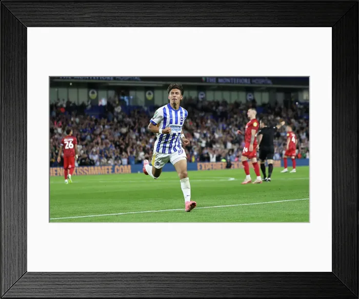 Framed Print : Brighton and Hove Albion v Crawley Town Carabao Cup 27AUG24 Framed Print : Brighton and Hove Albion v Crawley Town Carabao Cup 27AUG24