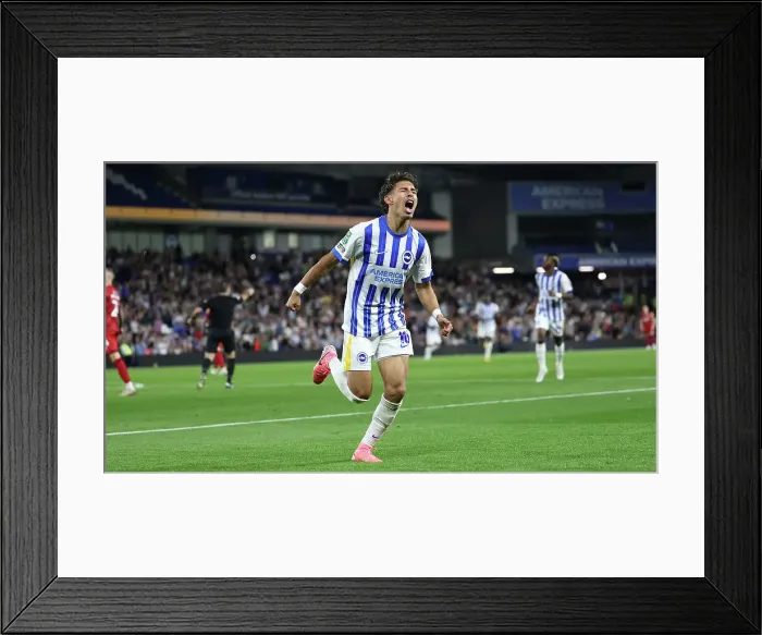 Framed Print : Brighton and Hove Albion v Crawley Town Carabao Cup 27AUG24 Framed Print : Brighton and Hove Albion v Crawley Town Carabao Cup 27AUG24