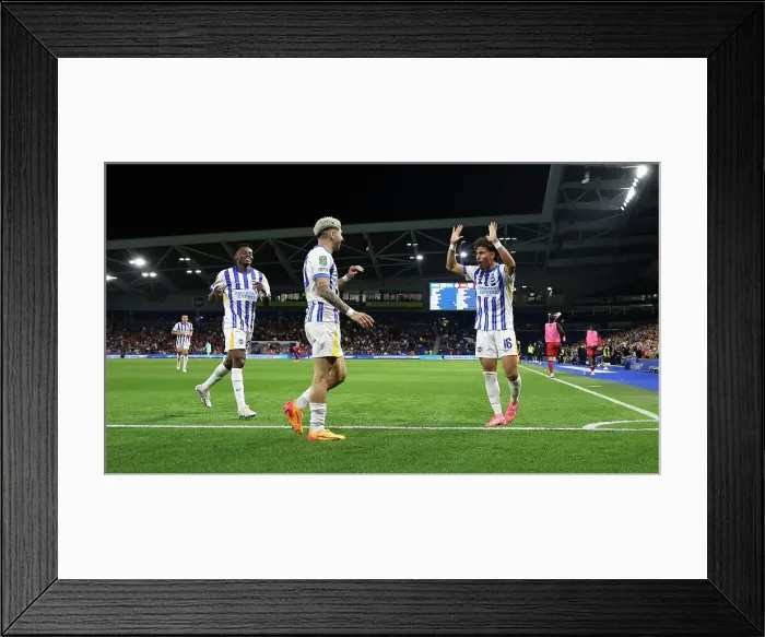 Framed Print : Brighton and Hove Albion v Crawley Town Carabao Cup 27AUG24 Framed Print : Brighton and Hove Albion v Crawley Town Carabao Cup 27AUG24