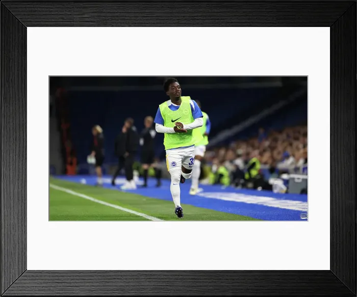 Framed Print : Brighton and Hove Albion v Crawley Town Carabao Cup 27AUG24