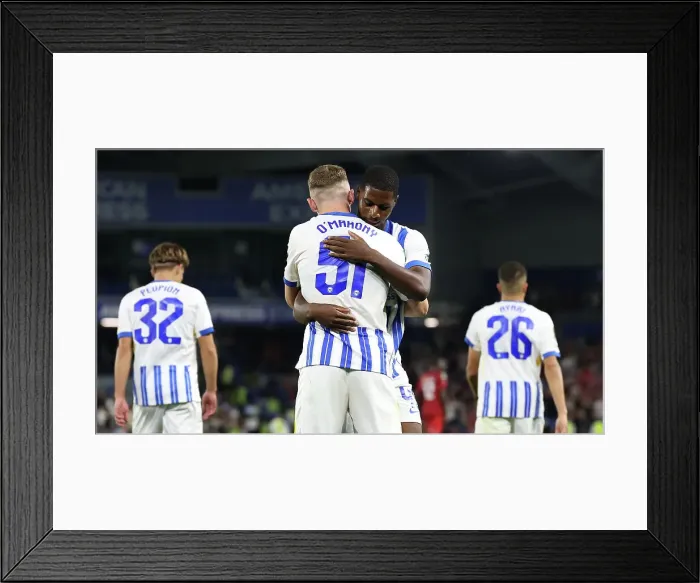 Framed Print : Brighton and Hove Albion v Crawley Town Carabao Cup 27AUG24 Framed Print : Brighton and Hove Albion v Crawley Town Carabao Cup 27AUG24