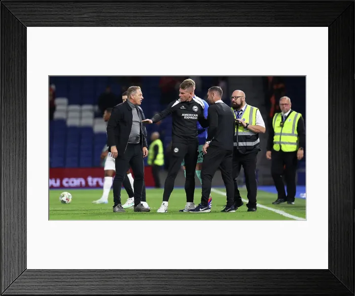 Framed Print : Brighton and Hove Albion v Crawley Town Carabao Cup 27AUG24 Framed Print : Brighton and Hove Albion v Crawley Town Carabao Cup 27AUG24