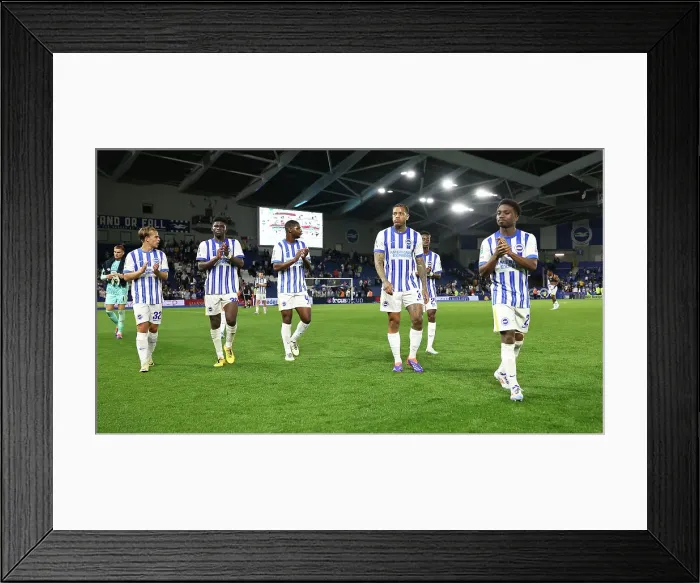 Framed Print : Brighton and Hove Albion v Crawley Town Carabao Cup 27AUG24 Framed Print : Brighton and Hove Albion v Crawley Town Carabao Cup 27AUG24