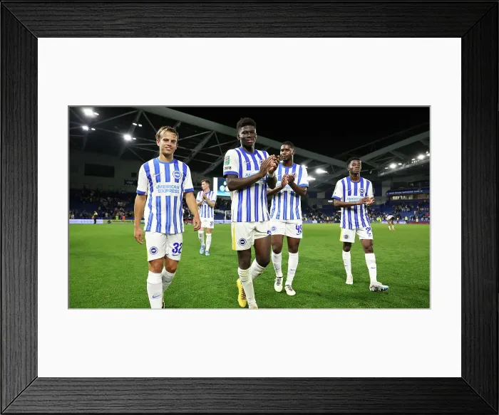 Framed Print : Brighton and Hove Albion v Crawley Town Carabao Cup 27AUG24 Framed Print : Brighton and Hove Albion v Crawley Town Carabao Cup 27AUG24