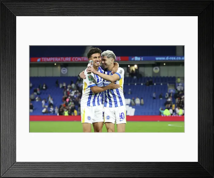 Framed Print : Brighton and Hove Albion v Crawley Town Carabao Cup 27AUG24 Framed Print : Brighton and Hove Albion v Crawley Town Carabao Cup 27AUG24
