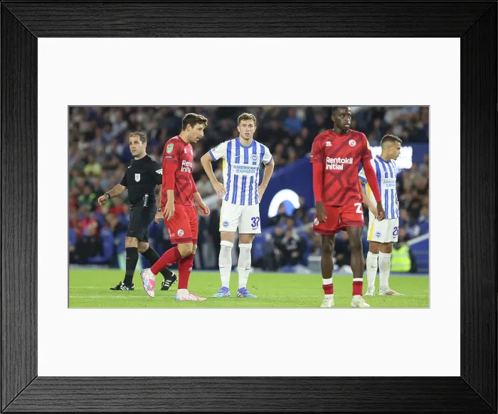 Framed Print : Brighton and Hove Albion v Crawley Town Carabao Cup 27AUG24 Framed Print : Brighton and Hove Albion v Crawley Town Carabao Cup 27AUG24