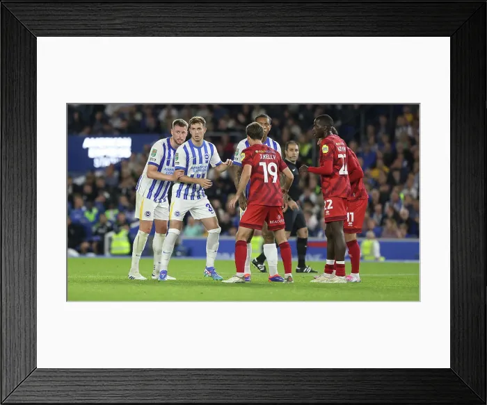 Framed Print : Brighton and Hove Albion v Crawley Town Carabao Cup 27AUG24 Framed Print : Brighton and Hove Albion v Crawley Town Carabao Cup 27AUG24