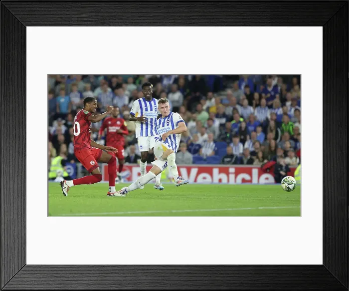 Framed Print : Brighton and Hove Albion v Crawley Town Carabao Cup 27AUG24 Framed Print : Brighton and Hove Albion v Crawley Town Carabao Cup 27AUG24