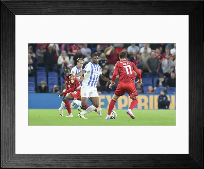 Framed Print : Brighton and Hove Albion v Crawley Town Carabao Cup 27AUG24 Framed Print : Brighton and Hove Albion v Crawley Town Carabao Cup 27AUG24