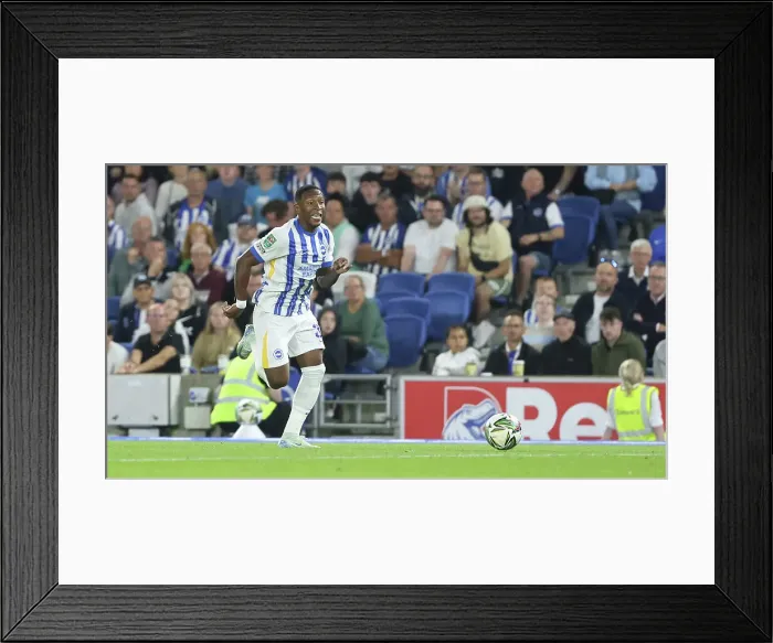 Framed Print : Brighton and Hove Albion v Crawley Town Carabao Cup 27AUG24 Framed Print : Brighton and Hove Albion v Crawley Town Carabao Cup 27AUG24