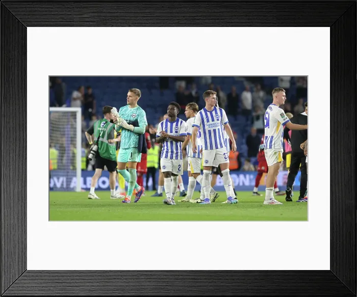 Framed Print : Brighton and Hove Albion v Crawley Town Carabao Cup 27AUG24 Framed Print : Brighton and Hove Albion v Crawley Town Carabao Cup 27AUG24