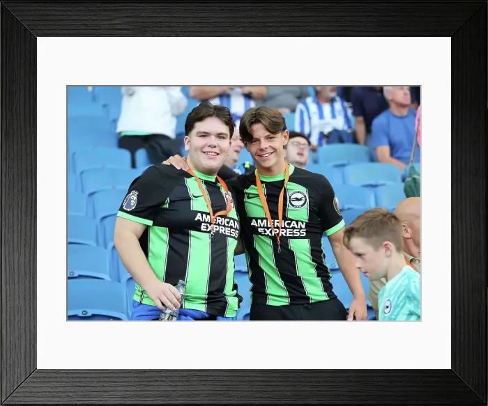 Framed Print : Brighton and Hove Albion v Crawley Town Carabao Cup 27AUG24