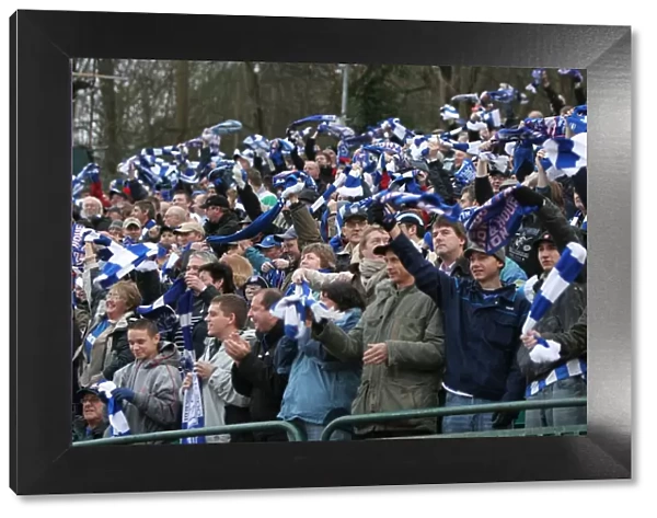 Brighton and Hove Albion: The Inaugural Scarf Day at Millwall - A Sea of Colors