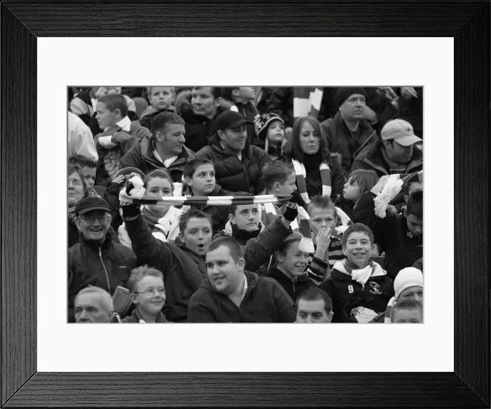 Framed Print : Brighton & Hove Albion: Millwall Scarf Day - A Sea of Colors (1983) Framed Print : Brighton & Hove Albion: Millwall Scarf Day - A Sea of Colors (1983)