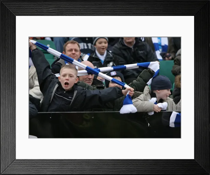 Framed Print : Brighton & Hove Albion: Millwall Scarf Day - A Sea of Scarves (Withdean Era Crowd Shot) Framed Print : Brighton & Hove Albion: Millwall Scarf Day - A Sea of Scarves (Withdean Era Crowd Shot)
