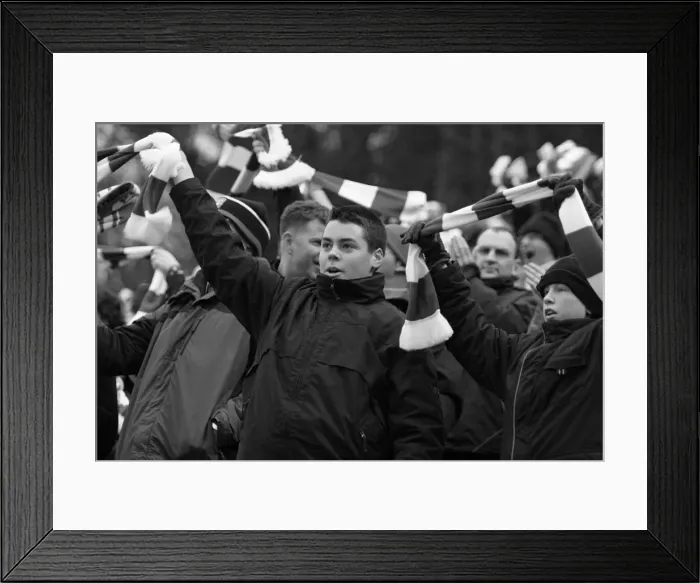 Framed Print : Brighton & Hove Albion: A Sea of Scarves - Millwall Scarf Day (Withdean Era Crowd) Framed Print : Brighton & Hove Albion: A Sea of Scarves - Millwall Scarf Day (Withdean Era Crowd)