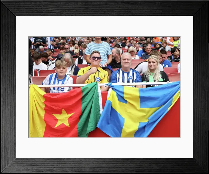 Framed Print : Arsenal v Brighton and Hove Albion Premier League 31AUG24 Framed Print : Arsenal v Brighton and Hove Albion Premier League 31AUG24
