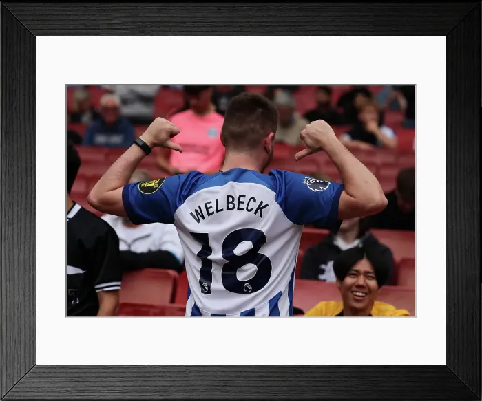 Framed Print : Arsenal v Brighton and Hove Albion Premier League 31AUG24 Framed Print : Arsenal v Brighton and Hove Albion Premier League 31AUG24