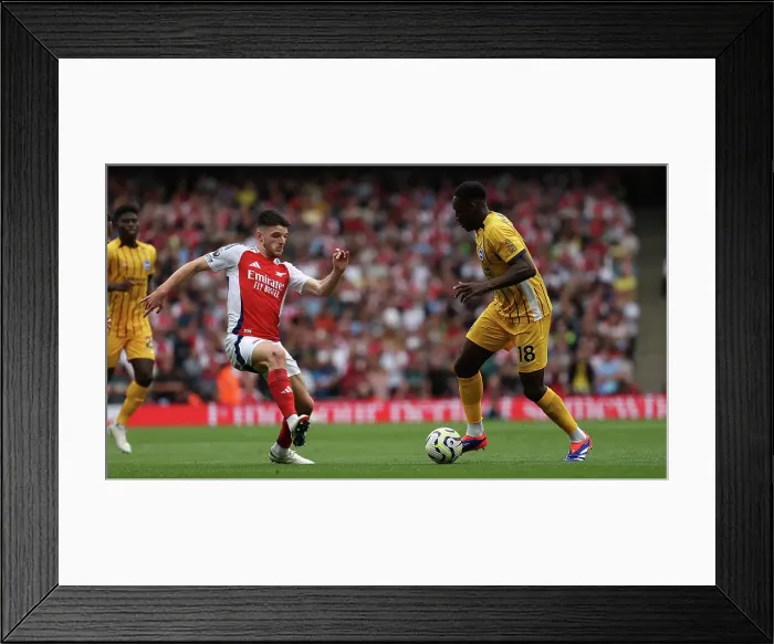 Framed Print : Arsenal v Brighton and Hove Albion Premier League 31AUG24 Framed Print : Arsenal v Brighton and Hove Albion Premier League 31AUG24