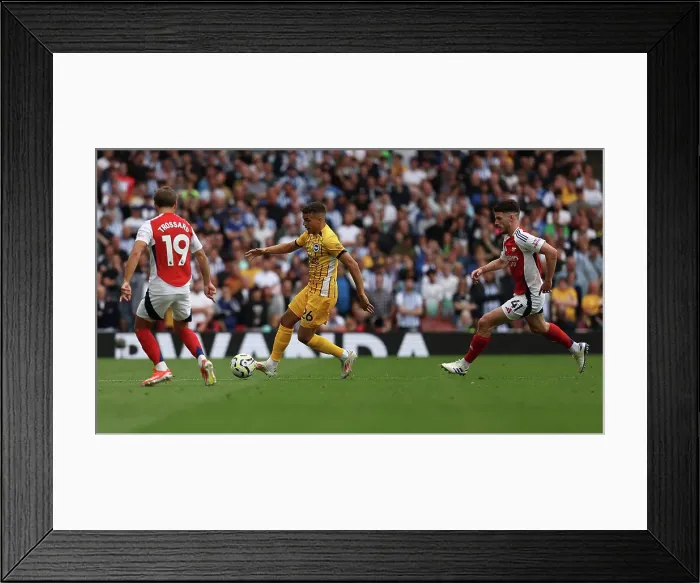 Framed Print : Arsenal v Brighton and Hove Albion Premier League 31AUG24 Framed Print : Arsenal v Brighton and Hove Albion Premier League 31AUG24