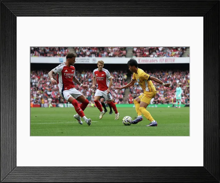 Framed Print : Arsenal v Brighton and Hove Albion Premier League 31AUG24 Framed Print : Arsenal v Brighton and Hove Albion Premier League 31AUG24