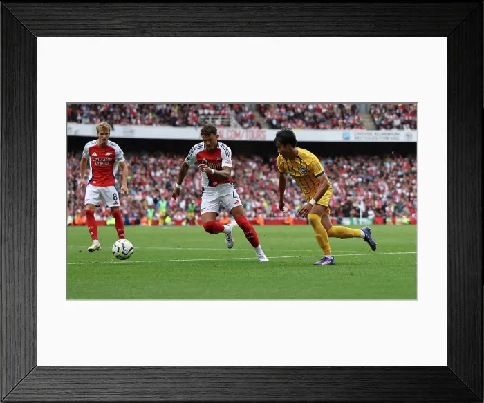 Framed Print : Arsenal v Brighton and Hove Albion Premier League 31AUG24 Framed Print : Arsenal v Brighton and Hove Albion Premier League 31AUG24
