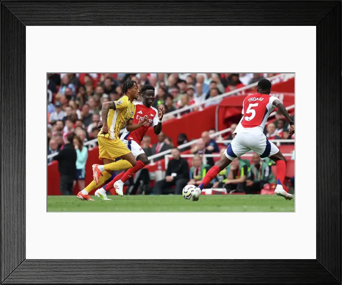Framed Print : Arsenal v Brighton and Hove Albion Premier League 31AUG24 Framed Print : Arsenal v Brighton and Hove Albion Premier League 31AUG24