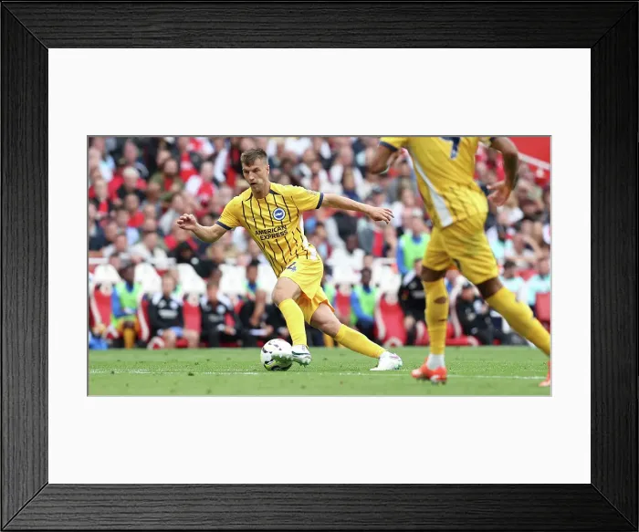 Framed Print : Arsenal v Brighton and Hove Albion Premier League 31AUG24