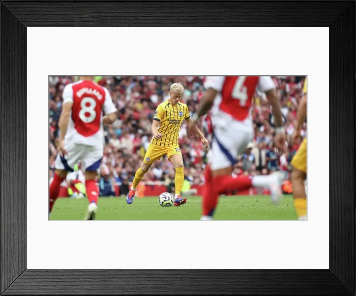 Framed Print : Arsenal v Brighton and Hove Albion Premier League 31AUG24