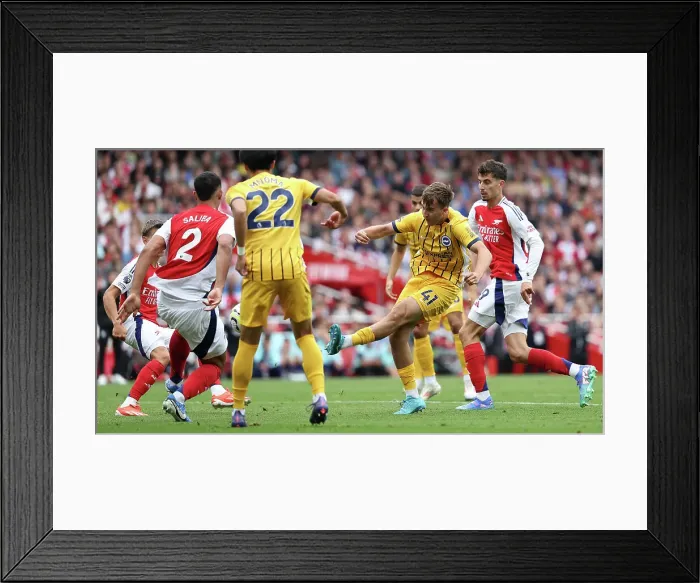 Framed Print : Arsenal v Brighton and Hove Albion Premier League 31AUG24 Framed Print : Arsenal v Brighton and Hove Albion Premier League 31AUG24