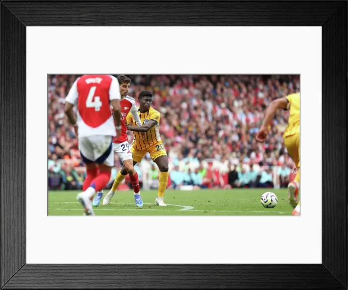 Framed Print : Arsenal v Brighton and Hove Albion Premier League 31AUG24 Framed Print : Arsenal v Brighton and Hove Albion Premier League 31AUG24