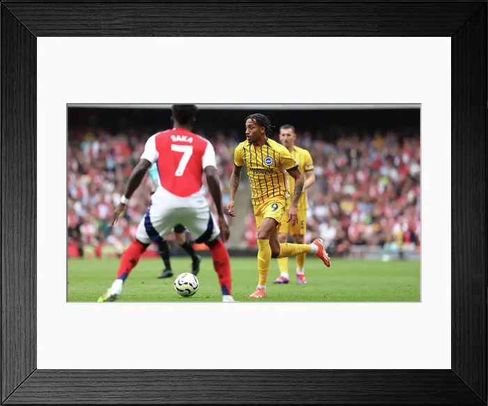 Framed Print : Arsenal v Brighton and Hove Albion Premier League 31AUG24 Framed Print : Arsenal v Brighton and Hove Albion Premier League 31AUG24