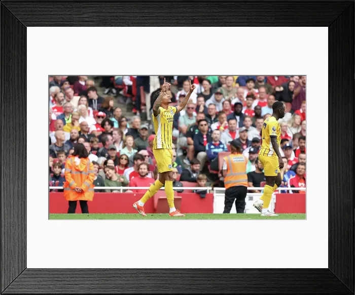Framed Print : Arsenal v Brighton and Hove Albion Premier League 31AUG24