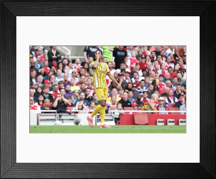 Framed Print : Arsenal v Brighton and Hove Albion Premier League 31AUG24 Framed Print : Arsenal v Brighton and Hove Albion Premier League 31AUG24