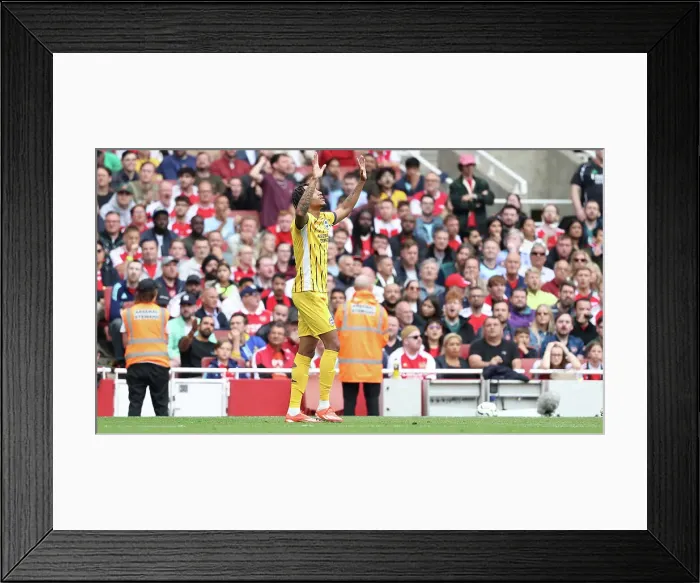 Framed Print : Arsenal v Brighton and Hove Albion Premier League 31AUG24