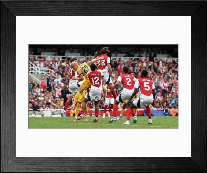 Framed Print : Arsenal v Brighton and Hove Albion Premier League 31AUG24