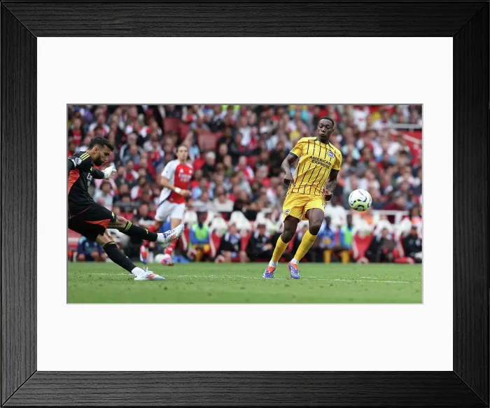 Framed Print : Arsenal v Brighton and Hove Albion Premier League 31AUG24 Framed Print : Arsenal v Brighton and Hove Albion Premier League 31AUG24
