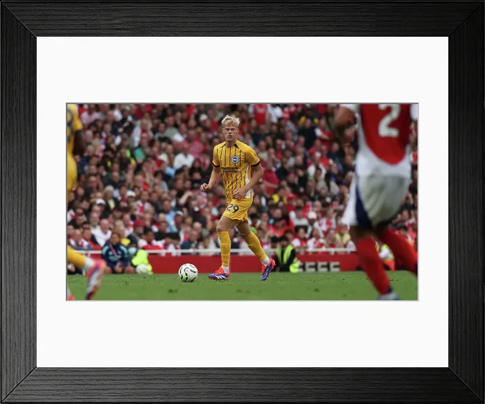 Framed Print : Arsenal v Brighton and Hove Albion Premier League 31AUG24 Framed Print : Arsenal v Brighton and Hove Albion Premier League 31AUG24