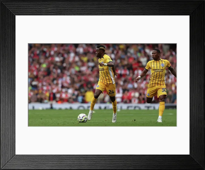 Framed Print : Arsenal v Brighton and Hove Albion Premier League 31AUG24 Framed Print : Arsenal v Brighton and Hove Albion Premier League 31AUG24