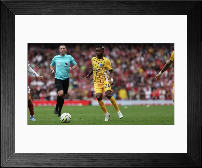Framed Print : Arsenal v Brighton and Hove Albion Premier League 31AUG24 Framed Print : Arsenal v Brighton and Hove Albion Premier League 31AUG24