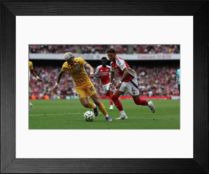 Framed Print : Arsenal v Brighton and Hove Albion Premier League 31AUG24 Framed Print : Arsenal v Brighton and Hove Albion Premier League 31AUG24