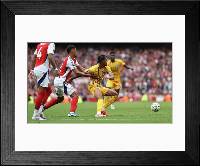 Framed Print : Arsenal v Brighton and Hove Albion Premier League 31AUG24 Framed Print : Arsenal v Brighton and Hove Albion Premier League 31AUG24
