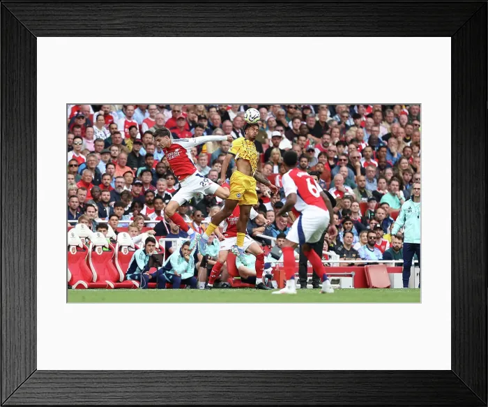 Framed Print : Arsenal v Brighton and Hove Albion Premier League 31AUG24