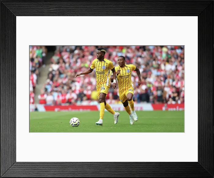 Framed Print : Arsenal v Brighton and Hove Albion Premier League 31AUG24 Framed Print : Arsenal v Brighton and Hove Albion Premier League 31AUG24