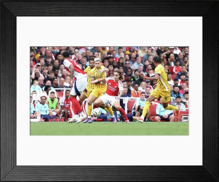 Framed Print : Arsenal v Brighton and Hove Albion Premier League 31AUG24
