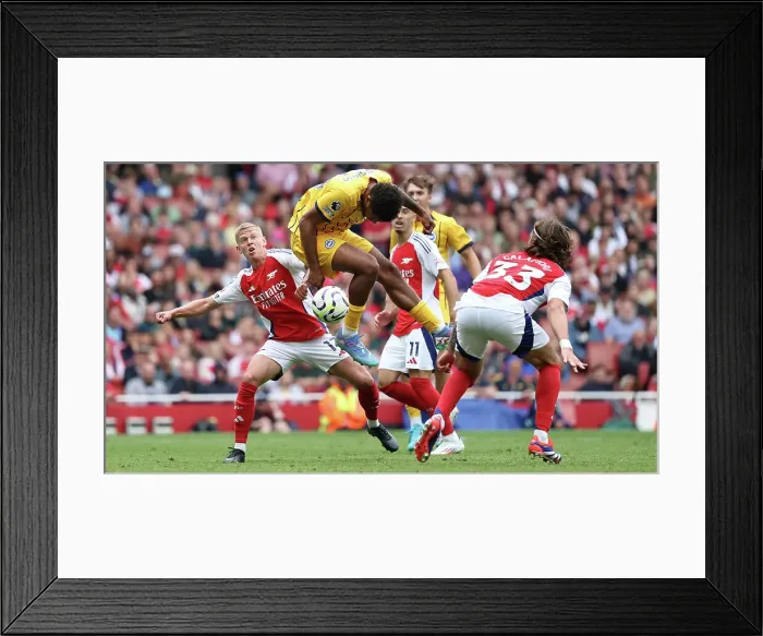 Framed Print : Arsenal v Brighton and Hove Albion Premier League 31AUG24 Framed Print : Arsenal v Brighton and Hove Albion Premier League 31AUG24