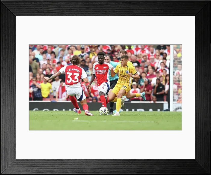 Framed Print : Arsenal v Brighton and Hove Albion Premier League 31AUG24 Framed Print : Arsenal v Brighton and Hove Albion Premier League 31AUG24