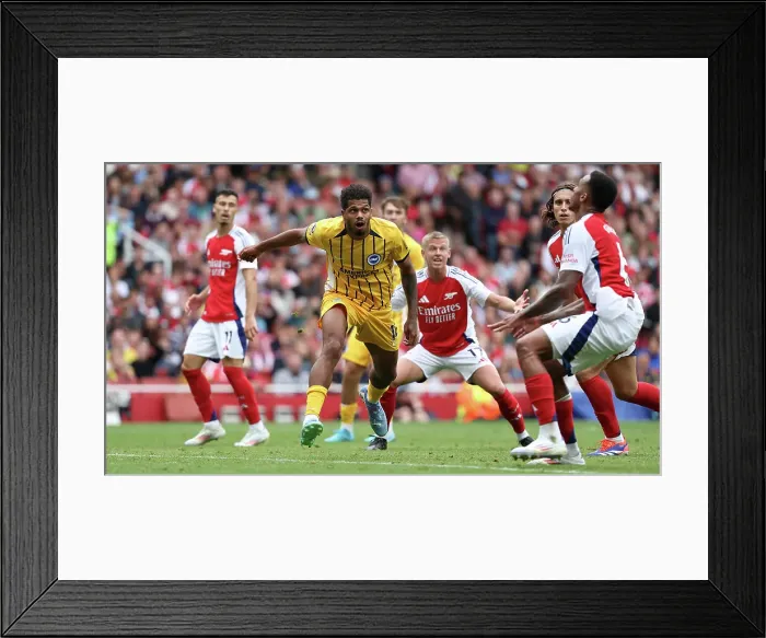 Framed Print : Arsenal v Brighton and Hove Albion Premier League 31AUG24 Framed Print : Arsenal v Brighton and Hove Albion Premier League 31AUG24