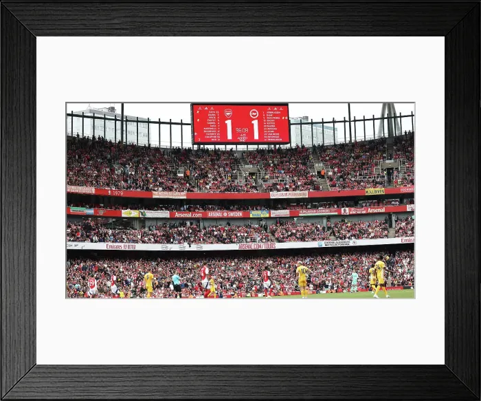 Framed Print : Arsenal v Brighton and Hove Albion Premier League 31AUG24 Framed Print : Arsenal v Brighton and Hove Albion Premier League 31AUG24