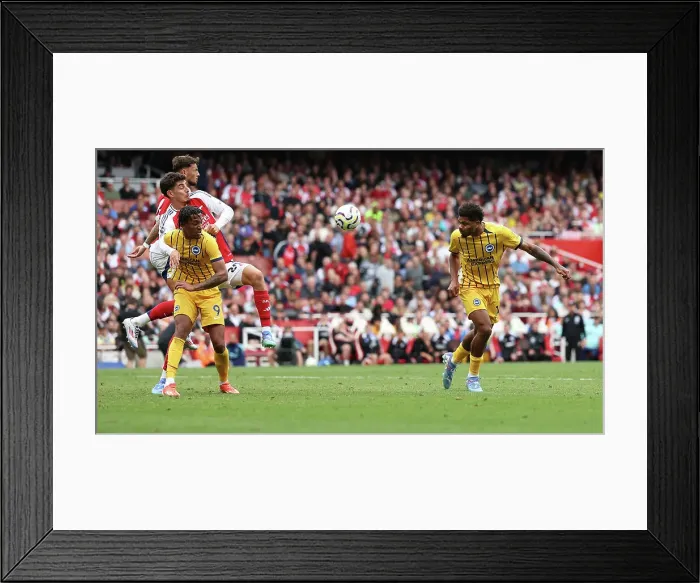 Framed Print : Arsenal v Brighton and Hove Albion Premier League 31AUG24 Framed Print : Arsenal v Brighton and Hove Albion Premier League 31AUG24